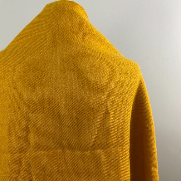 NWT SOLE SOCIETY Mustard Yellow Oversized Scarf - Picture 3 of 6